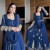 Kodi kraft blue anarkali gown